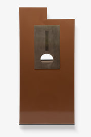 6018 Caramel Timber-Look Letterbox